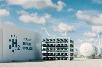 Hydrogen energy storage containers