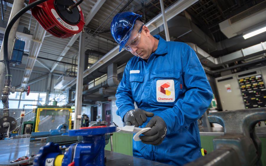 Technician Bert working in a facility