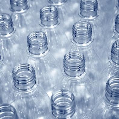 clear empty plastic bottles