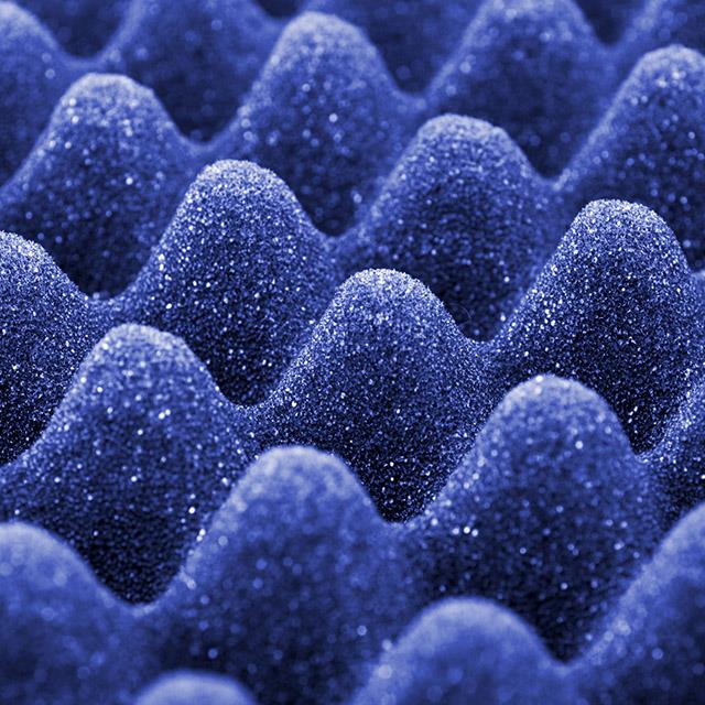 blue acoustic foam