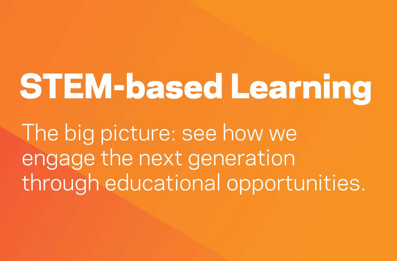 Stem-based learning banner