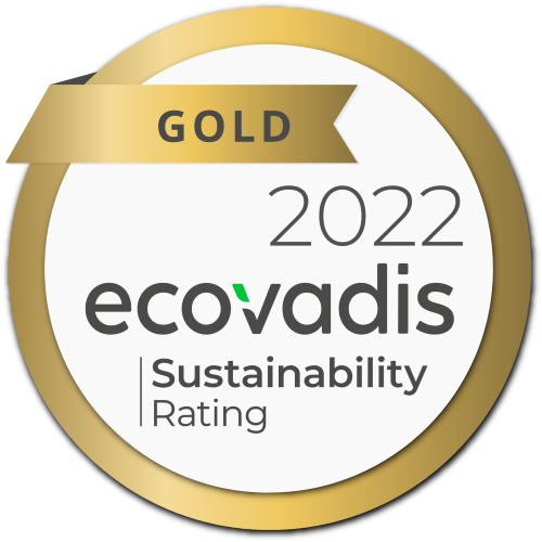 Gold Sustainability Rating 2022 - Ecovadis
