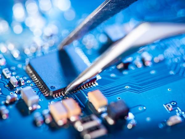 Processor being places on a circuit board