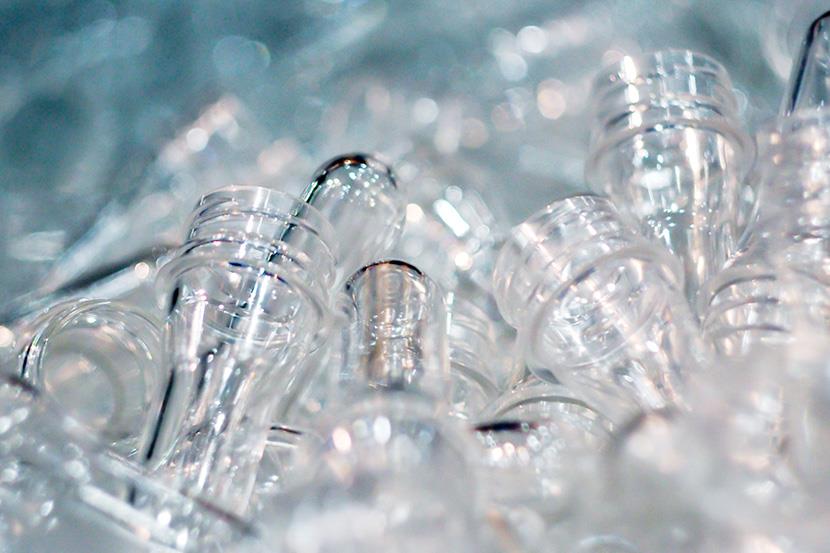 pet polyethylene terephthalate preform made into clear water bottles